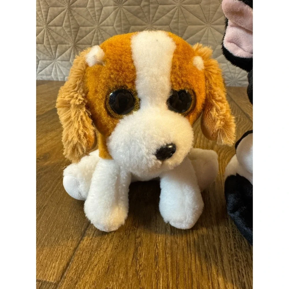 Ty Beanie VelveTy Spaniel Dog Barker Tink Plush Stuffed Animal Toy‎ Bundle Lot